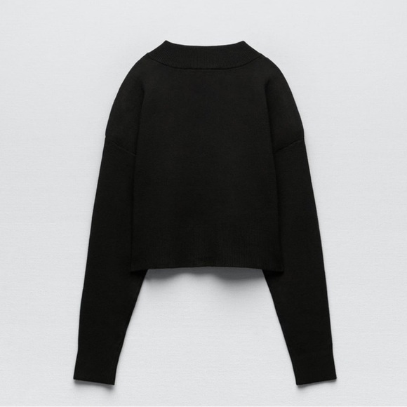 Zara shoulder pad knit cardigan - Picture 14 of 15